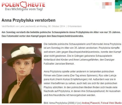 anna przybylska