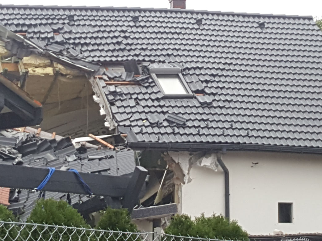 Wybuch gazu w Kobiernicach