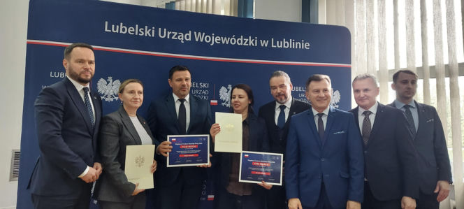 Podpisanie umów na dofinansowanie zadania drogowe