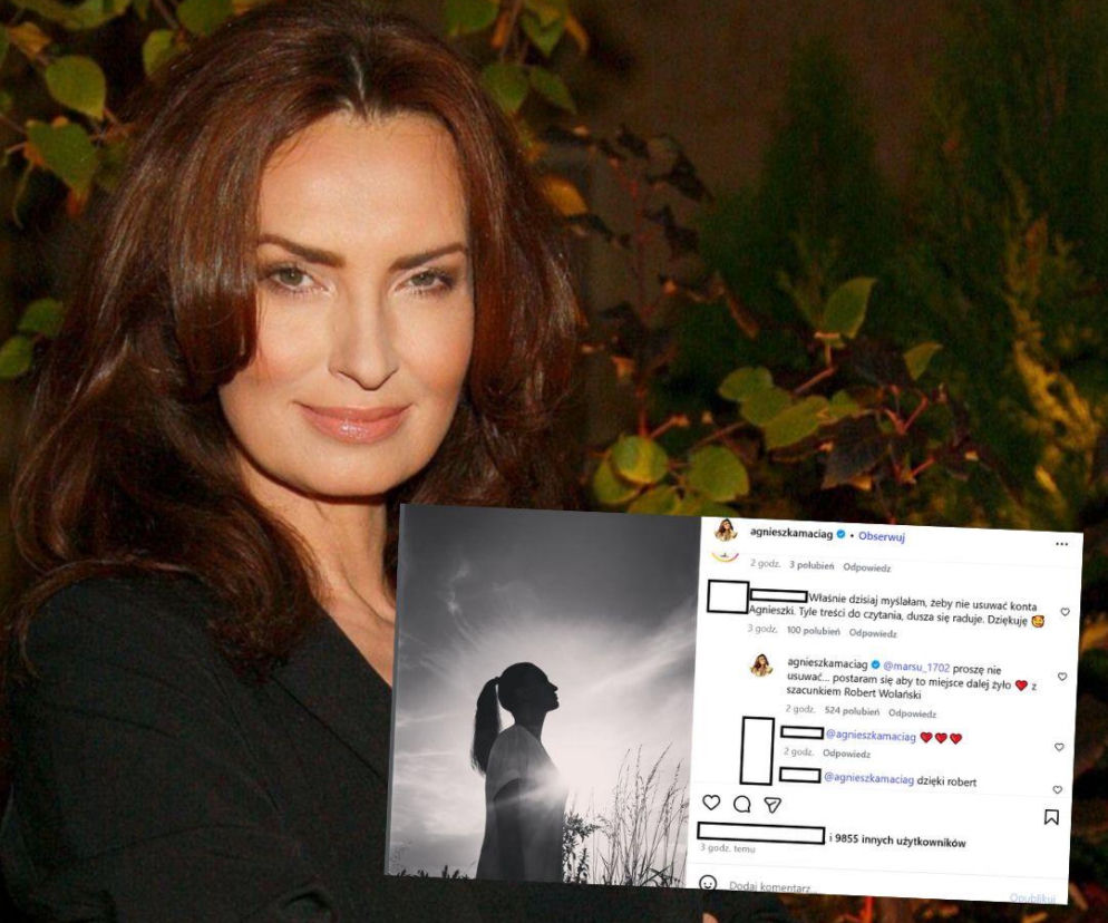 Szok, co pojawiło się na profilu Agnieszki Maciąg! Tego nikt się nie spodziewał