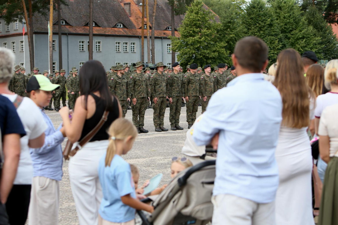 Uroczyste pożegnanie żołnierzy z Wędrzynia