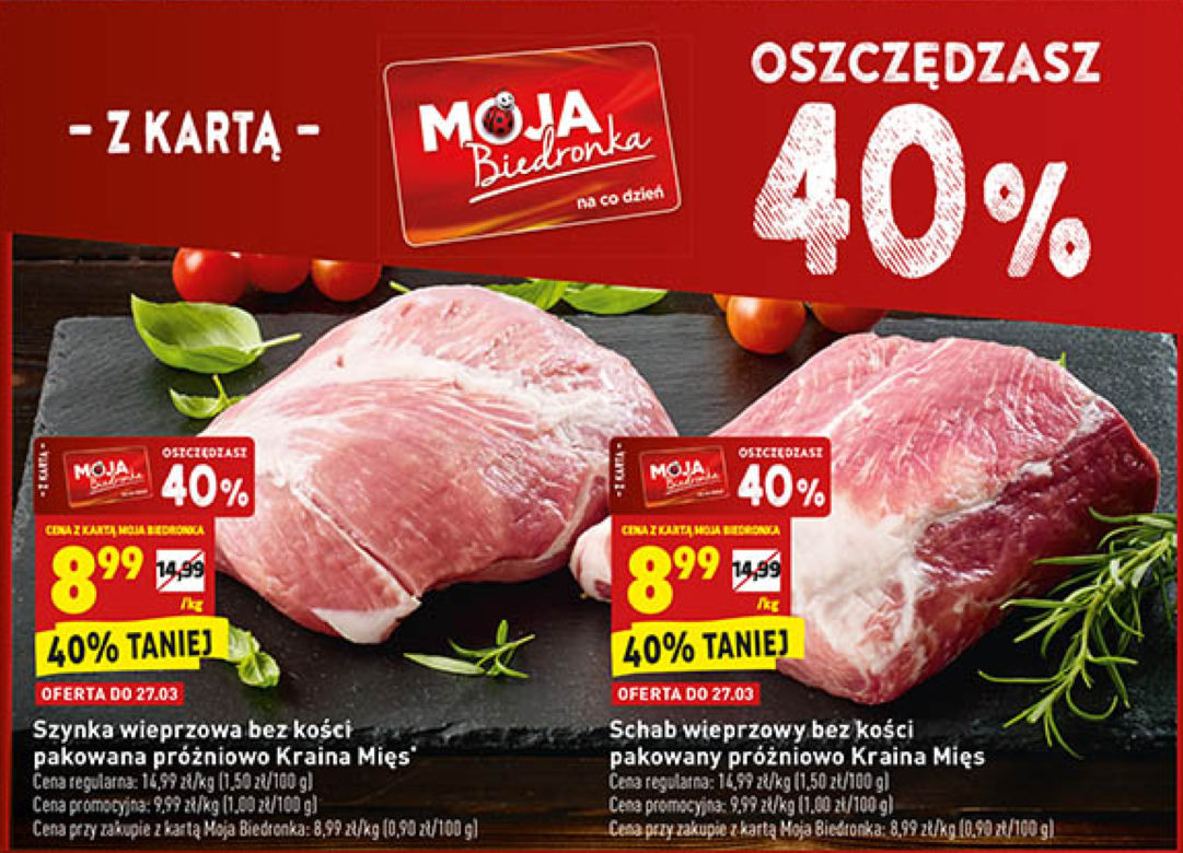 Biedronka 25 marca 2019