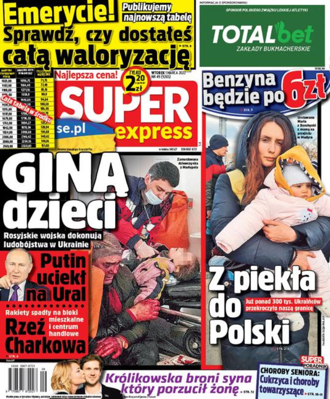 Pierwsze dni wojny w Ukrainie. Tak relacjonowaliśmy je w "Super Expressie"