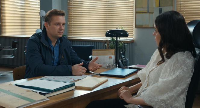 Barwy szczęścia odc. 3333. Hubert (Marek Molak), Natalia (Maria Dejmek)