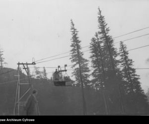 Budowa kolejki na Kasprowy Wierch, rok 1935