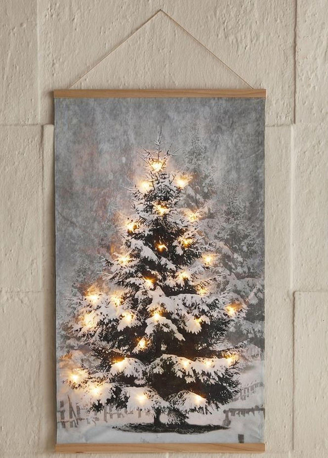 Świetlne dekoracje na Boże Narodzenie