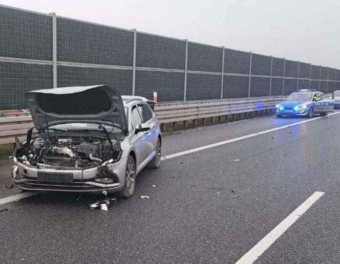 Kolizja na S5 koło Rawicza