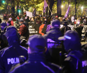 Protest kobiet w Warszawie
