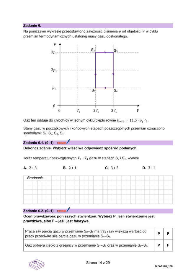 Matura próbna CKE 2026 - fizyka