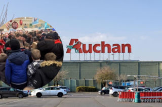 Wielkie walki w sklepach Auchan. „Tak się wziąć upodlić za resoraka”