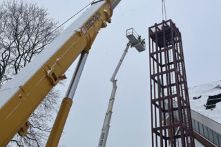 Pożar kościoła na Dziesiątej. Znika charakterystyczna wieża przy ul. Kunickiego