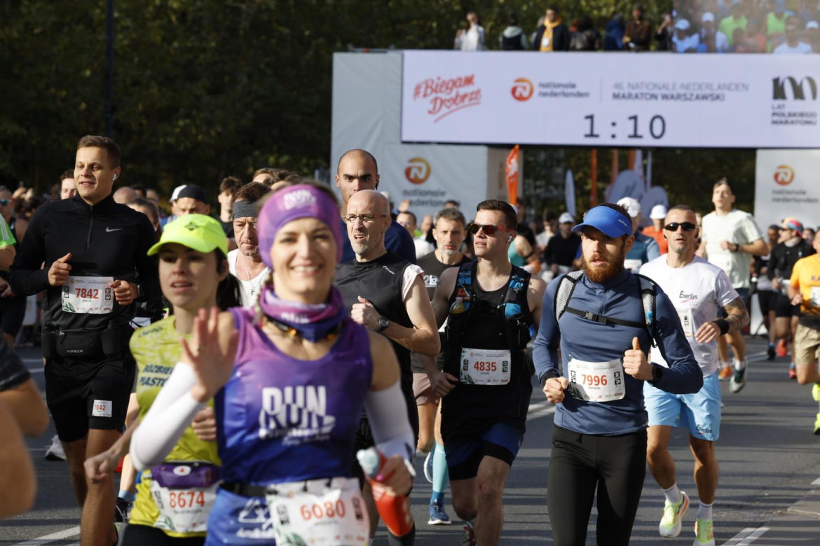 Tak wyglądał Maraton Warszawski 2024