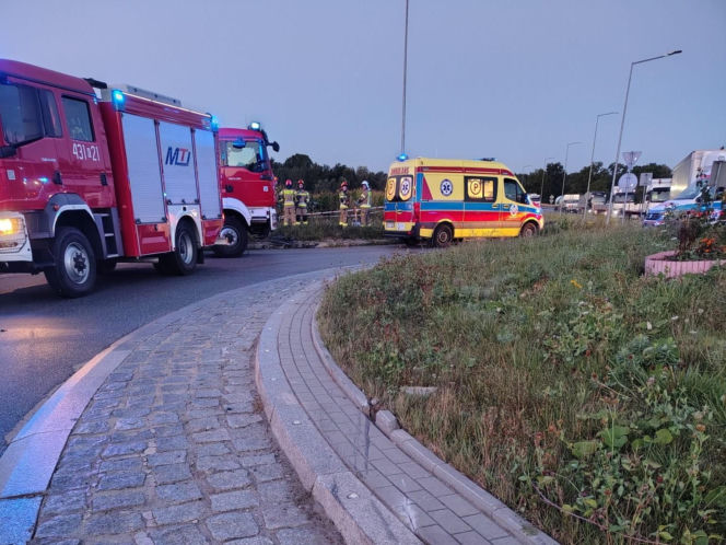 Wypadek BMW w Dąbrowie Tarnowskiej