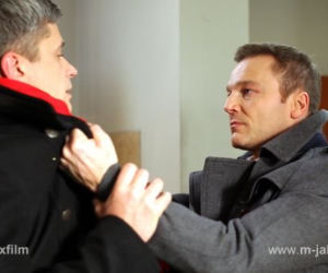 M jak miłość. Wiktor Żak (Piotr Grabowski), Andrzej (Krystian Wieczorek)