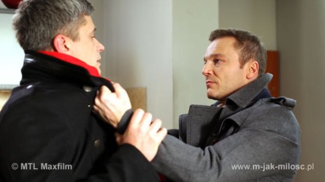 M jak miłość. Wiktor Żak (Piotr Grabowski), Andrzej (Krystian Wieczorek)