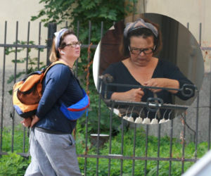 Obwieszona Edyta Jungowska leni się na emeryturze. Fotoreporterzy przyłapali ją bez makijażu. Trudno było ją rozpoznać  