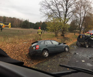PILNE: KOSZMARNY wypadek na DW 483. Trwa akcja reanimacyjna kierowcy smarta