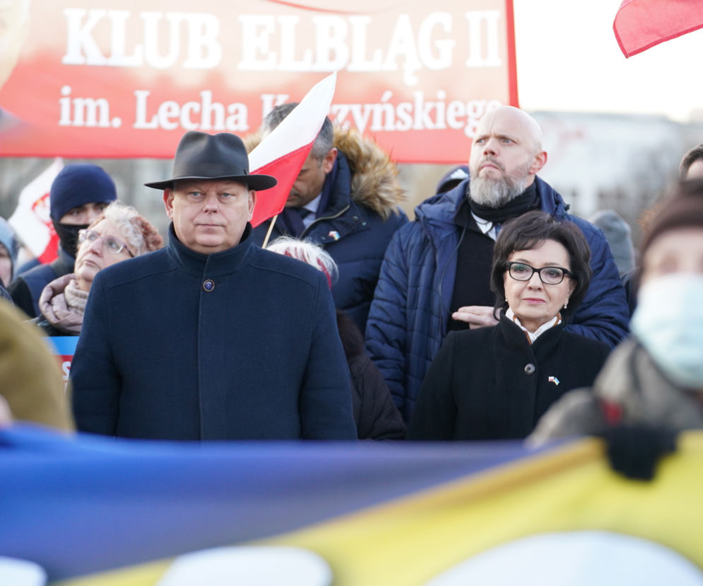 Elżbieta Witek na Marszu Pokoju
