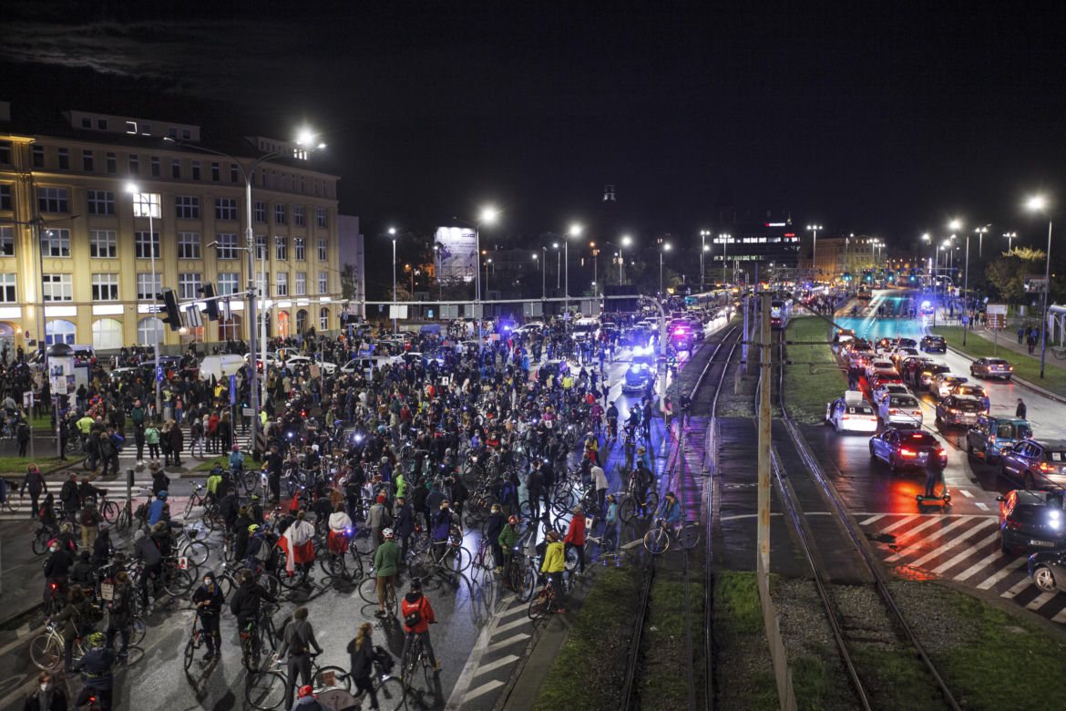 Protest kobiet we Wrocławiu