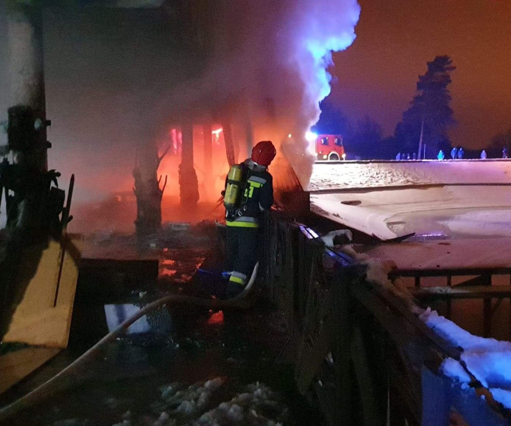 Nastolatek podejrzany o podpalenie restauracji na skarżyskim Rejowie