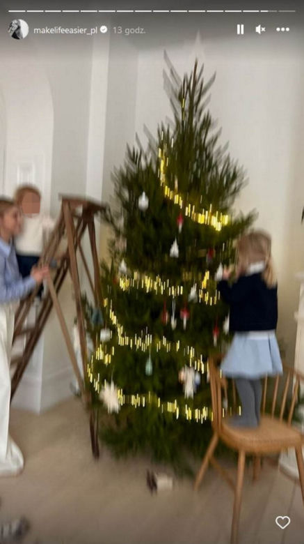 Kasia Tusk szykuje choinkę