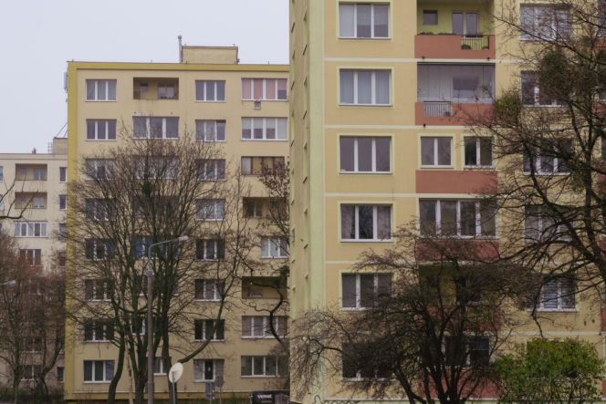 Punktowce nad Radunią w Gdańsku