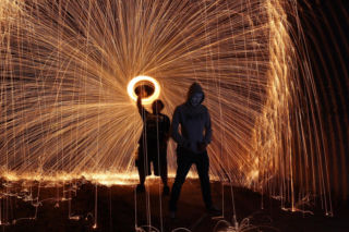 Urządził imprezę urodzinową z fajerwerkami pod murem Zakładu Karnego w Iławie