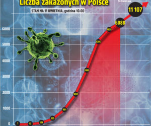 Koronawirus - 11.04.2020 - zobacz najnowsze wykresy