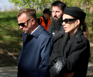 Doda na pogrzebie Łukasza Litewki