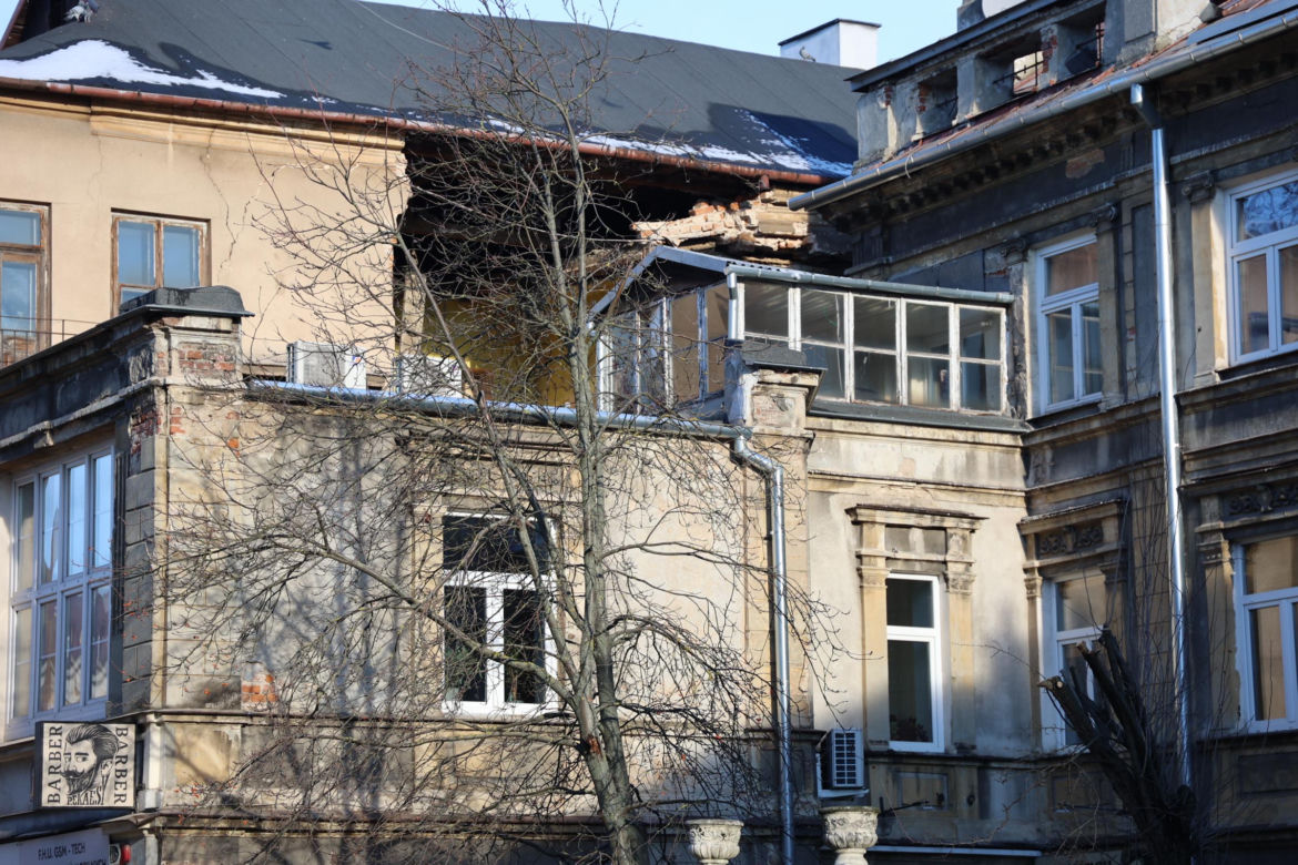 Zawaliła się część kamienicy w centrum Lublina
