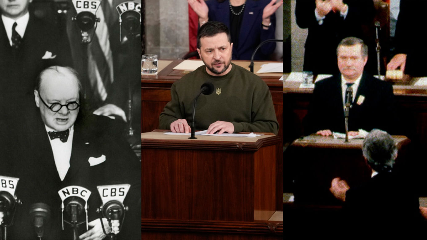Churchill, Wałęsa, Zełenski. Trzy przełomowe wizyty przywódców w USA zapisały się w historii i zmieniły jej bieg