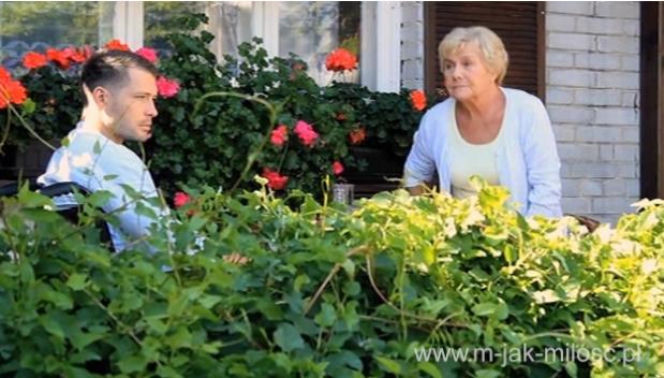 M jak MIŁOŚĆ. Tomek (Andrzej Młynarczyk), Barbara (Teresa Lipowska)