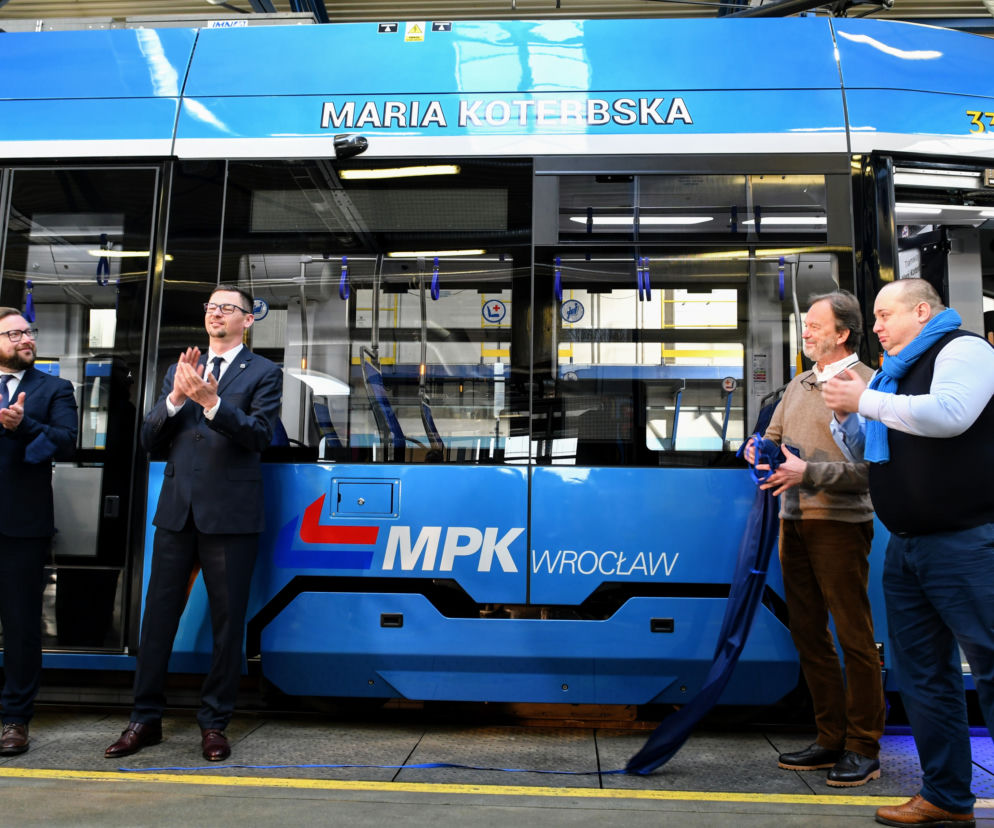 Wrocławskie tramwaje z patronami. Pierwszym została Maria Koterbska. Kto następny? 