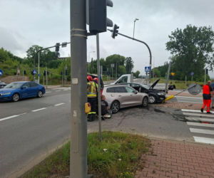 Wypadek na skrzyżowaniu w Starachowicach