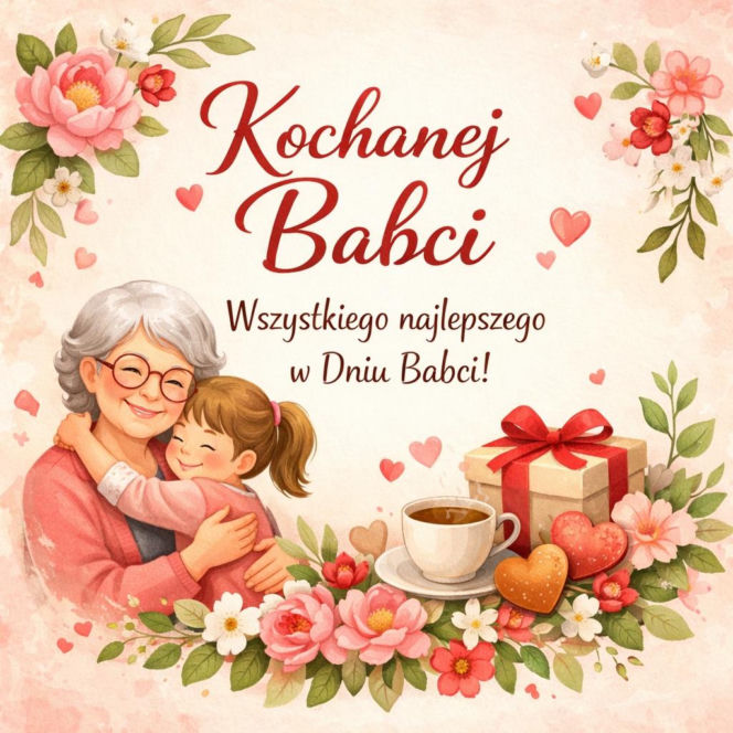 Kartki na Dzień Babci. Piękne życzenia dla babci
