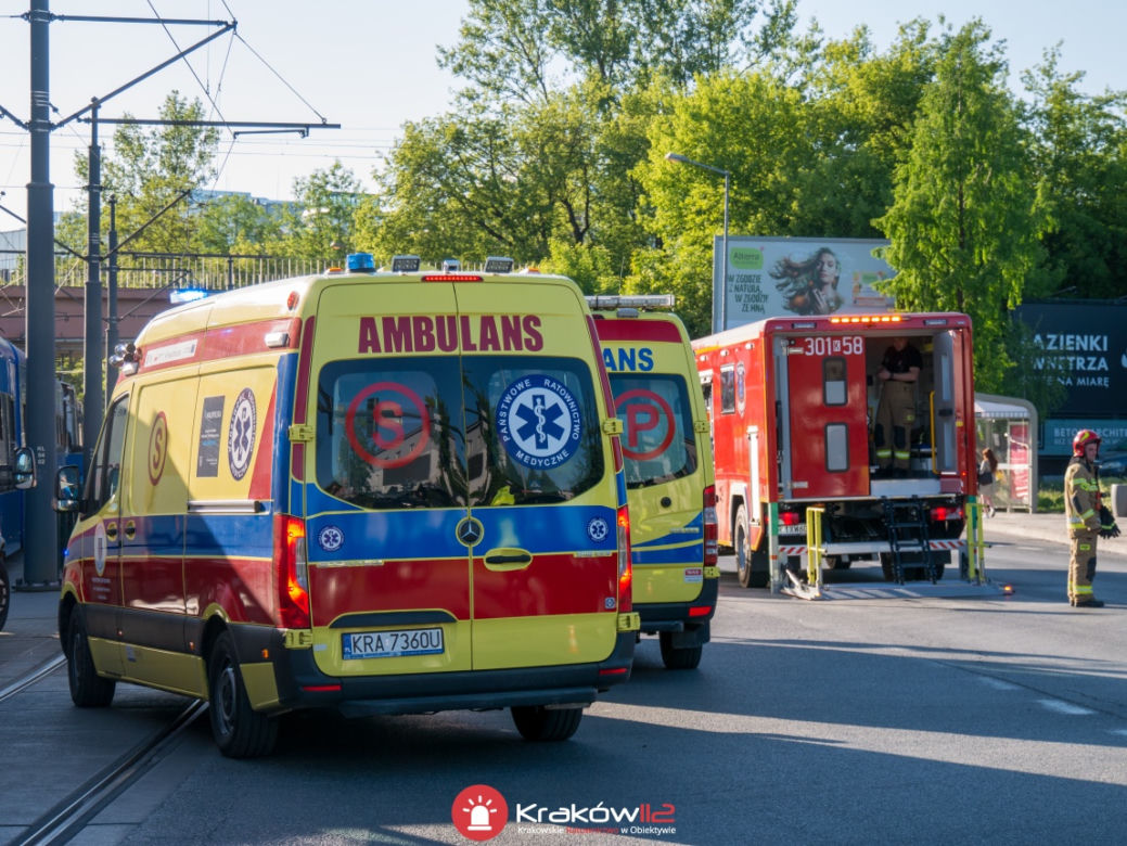 Zderzenie tramwajów na ul. Klimeckiego