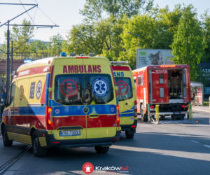 Zderzenie tramwajów na ul. Klimeckiego