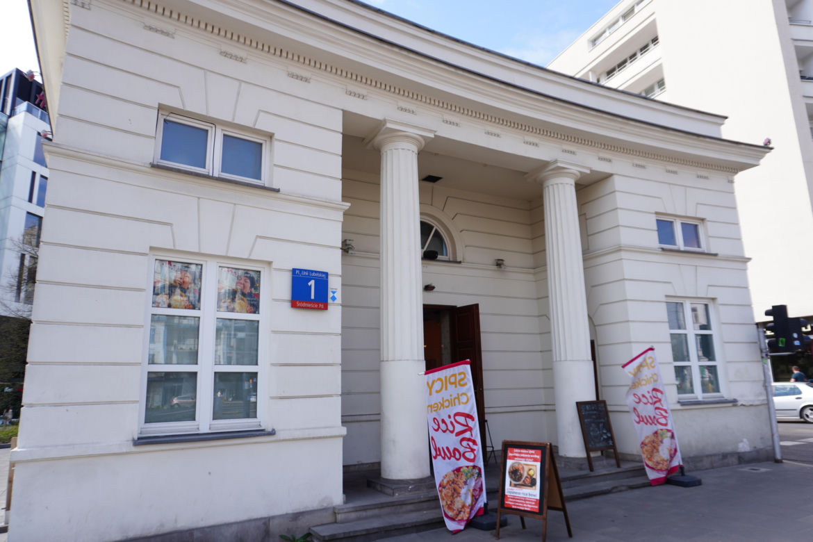 Budynki Rogatek Mokotowskich na pograniczu Mokotowa i Śródmieścia w Warszawie