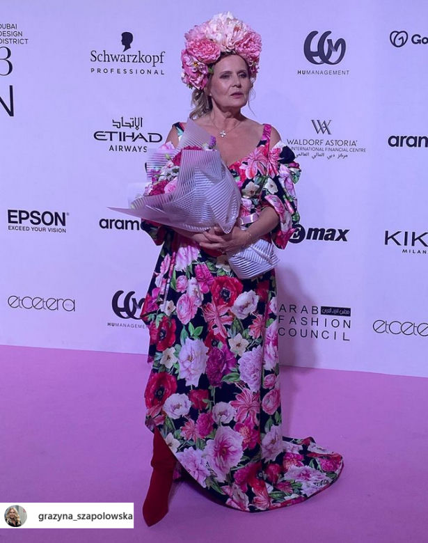 Grażyna Szapołowska buja się w Dubaju