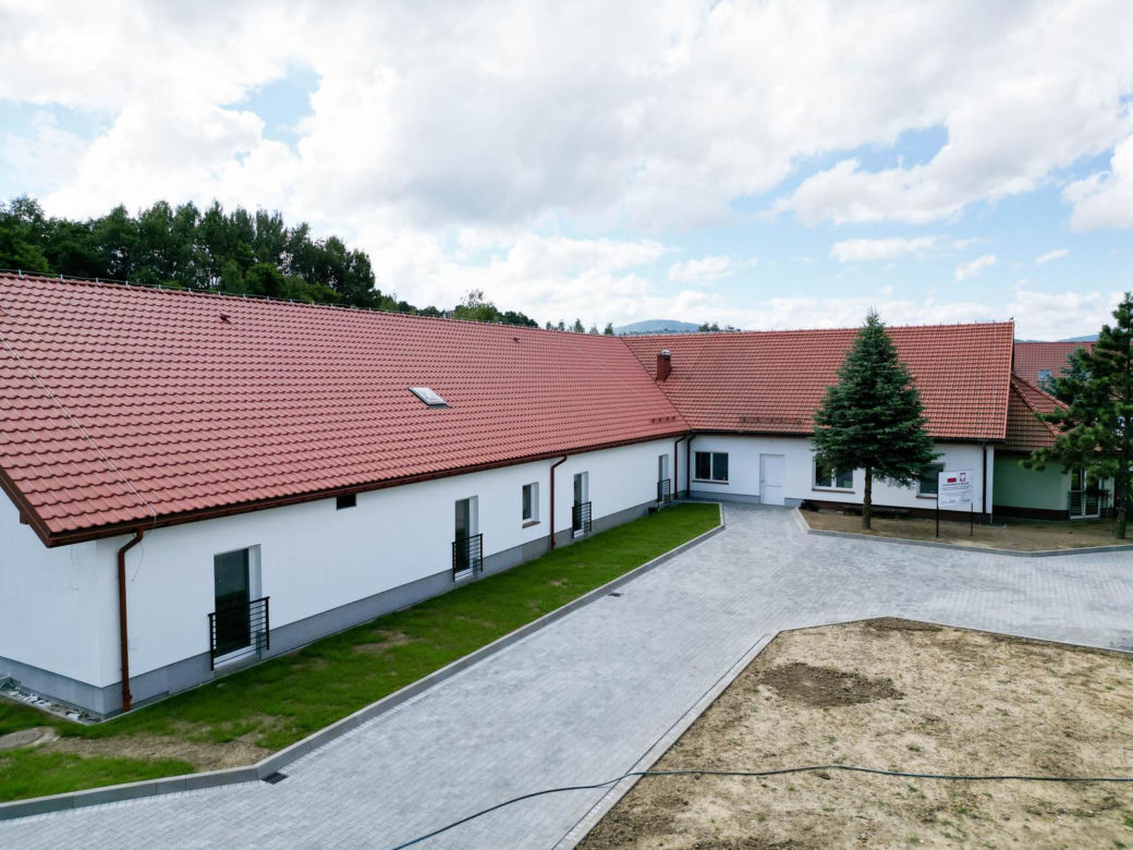 Nowe skrzydło hospicjum w Stróżach koło Nowego Sącza 