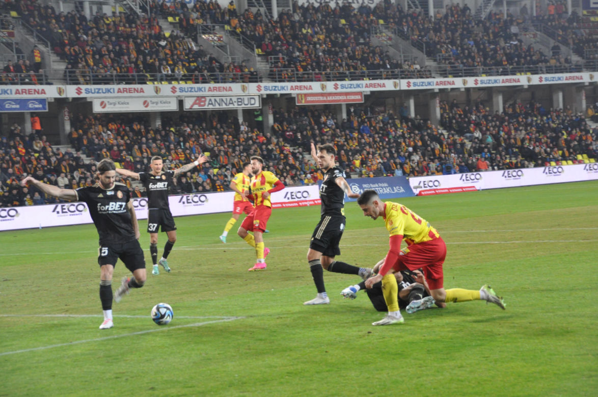 Korona Kielce - ŁKS Łódź w PKO BP Ekstraklasie. Zdjęcia z meczu