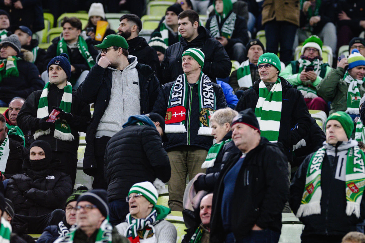 Lechia Gdańsk - Górnik Zabrze, zdjęcia kibiców i zawodników z meczu 18, kolejki PKO BP Ekstraklasy