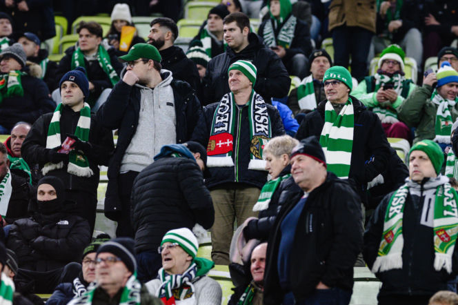 Lechia Gdańsk - Górnik Zabrze, zdjęcia kibiców i zawodników z meczu 18, kolejki PKO BP Ekstraklasy