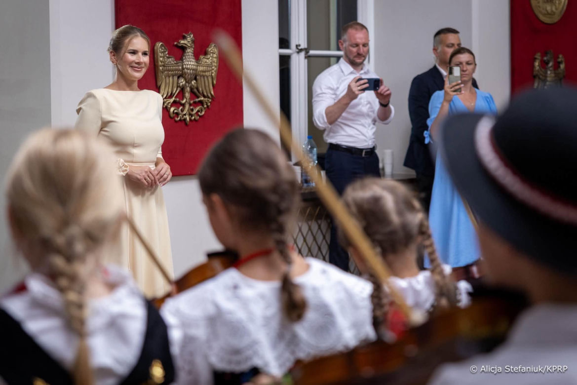 Marta Nawrocka na rocznicy zaprzysiężenia męża