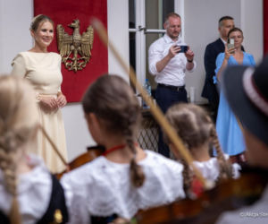 Marta Nawrocka na rocznicy zaprzysiężenia męża