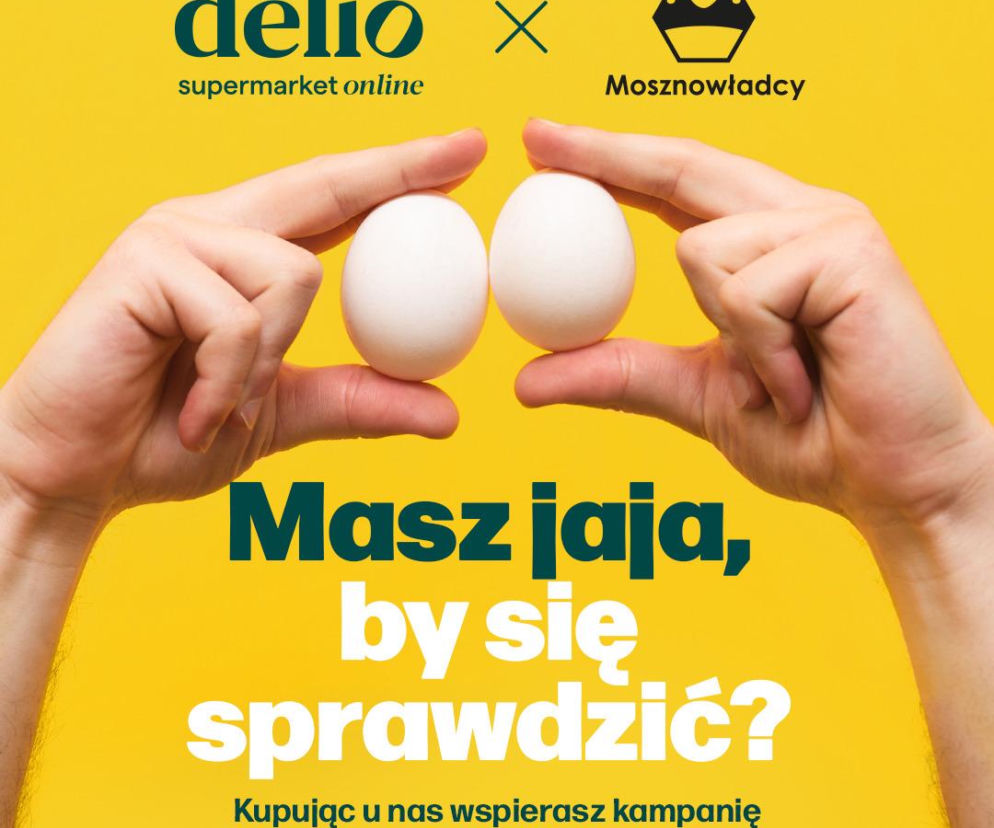 Usługa delio supermarket online i Fundacja Mosznowładcy łączą siły w listopadzie. Cel? Złapać raka za jaja