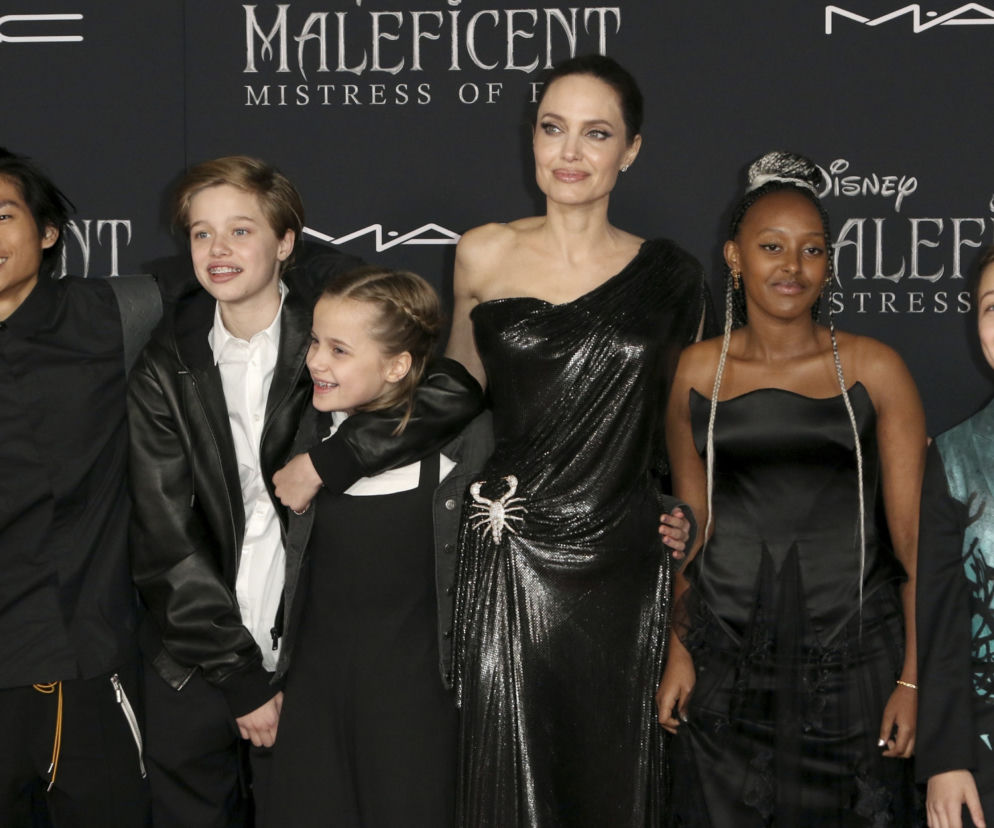 Angelina Jolie z dziećmi