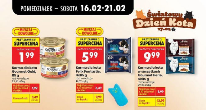 promocje na Dzień Kota Biedronka