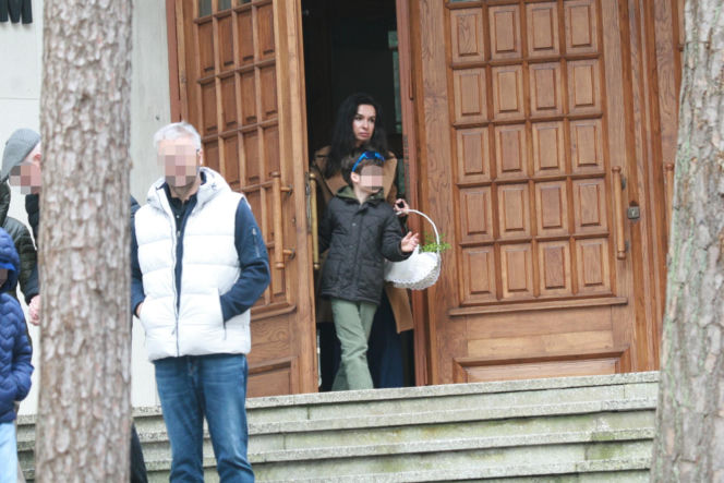 Marta Kaczyńska ze święconką