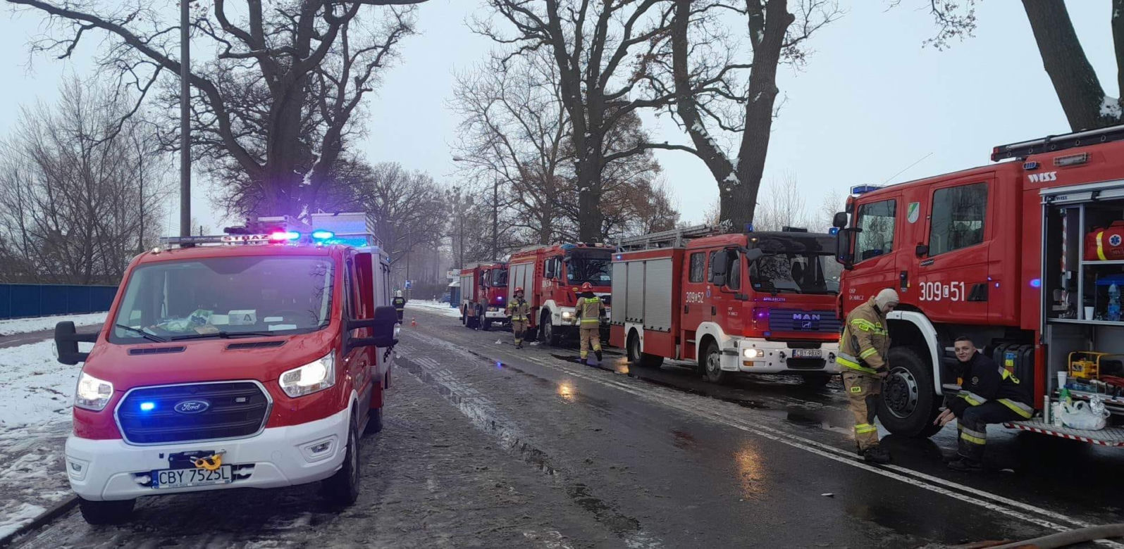 Potężny pożar zabrał im dorobek życia! Ruszyła zbiórka dla rodziny z Borówna